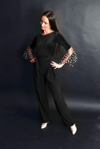  Women's High-Waist Dance Trousers